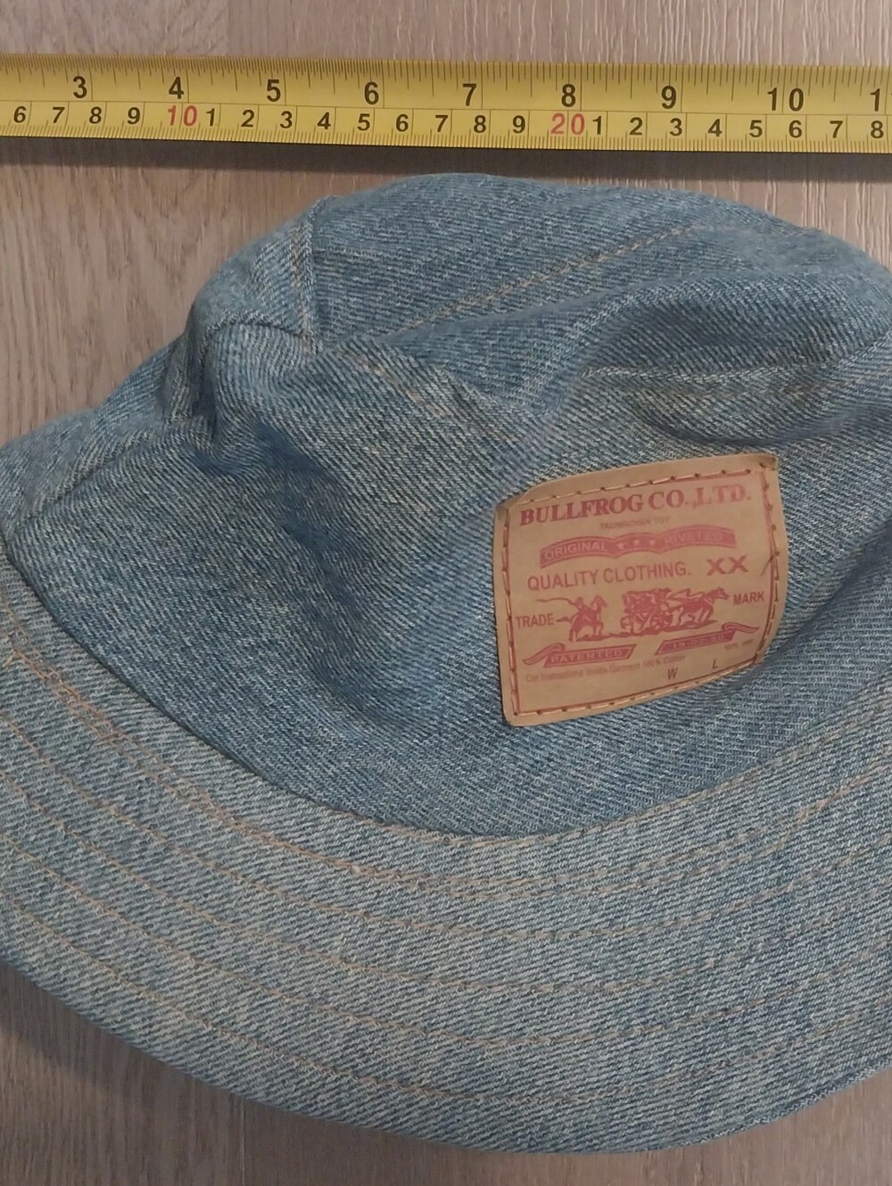 Upcycled Bucket Hat-Denim